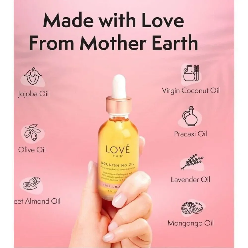 LOVE Hair Nourishing Hair Oil 2 oz NEW